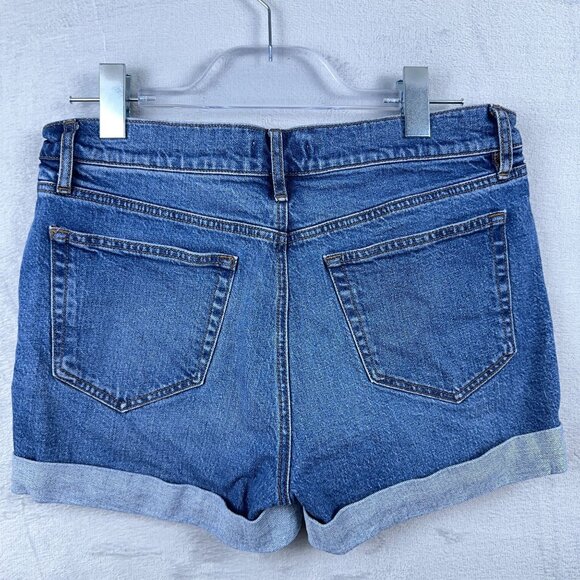 Loft Made And Love Denim jeans Shorts Womens Mid Calf Blue Size 31W - Picture 6 of 9